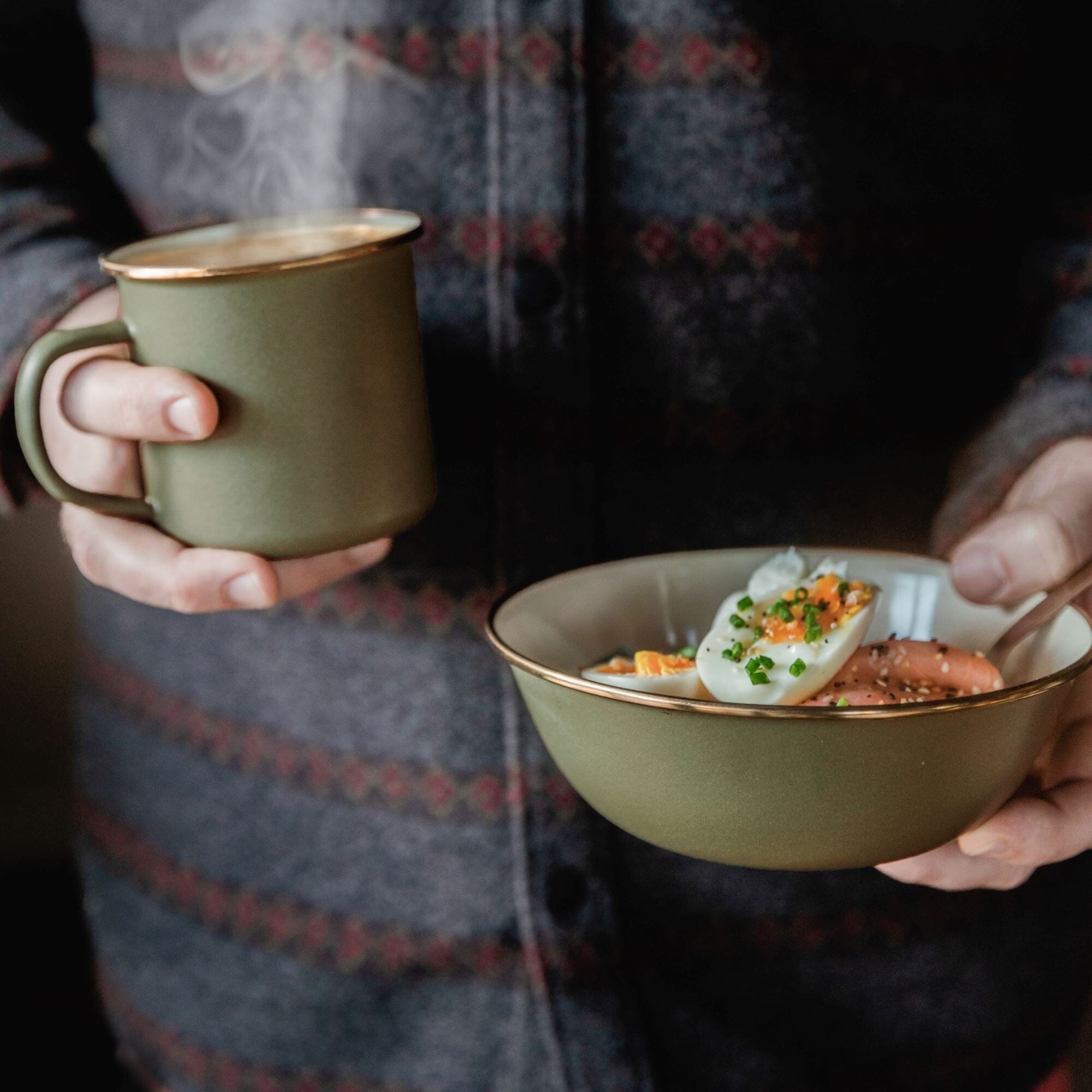enamelware-2-tone-dining-collection-olive-drab-19-19-IMG-4683 Enamelware 2-Tone Dining Collection - Olive Drab