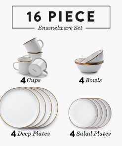Enamelware Dining Collection - Eggshell