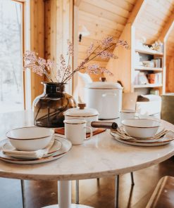 Enamelware Dining Collection - Eggshell