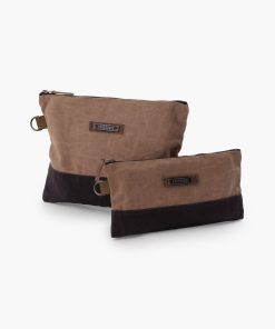 Neelum Zipper Pouch - Khaki