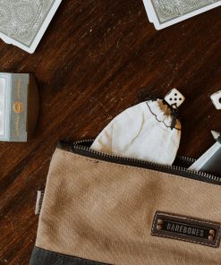 Neelum Zipper Pouch - Khaki