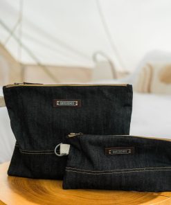 Neelum Zipper Pouch - Denim