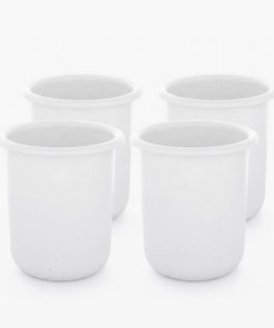 Rolled Enamelware Cup Set