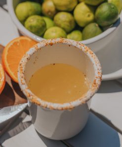 Rolled Enamelware Cup Set