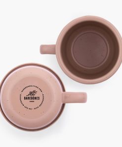 Rolled Enamelware Mug Set