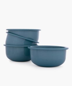 Rolled Enamelware Side Bowl Set