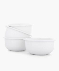 Rolled Enamelware Side Bowl Set