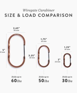 Wiregate Carabiners - 3 Sizes